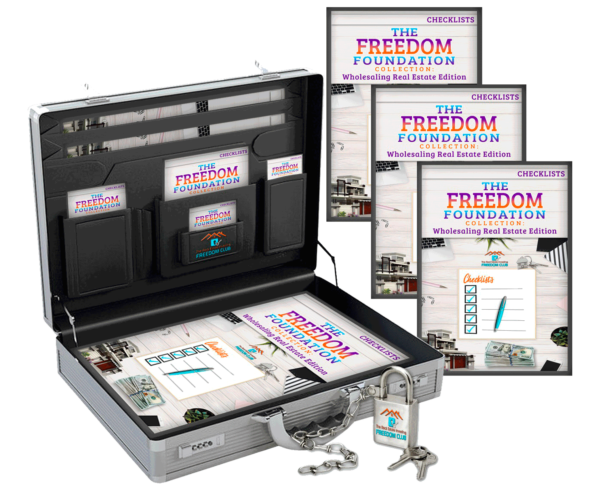 The Freedom Foundation Checklists Collection: Wholesaling Real Estate Edition